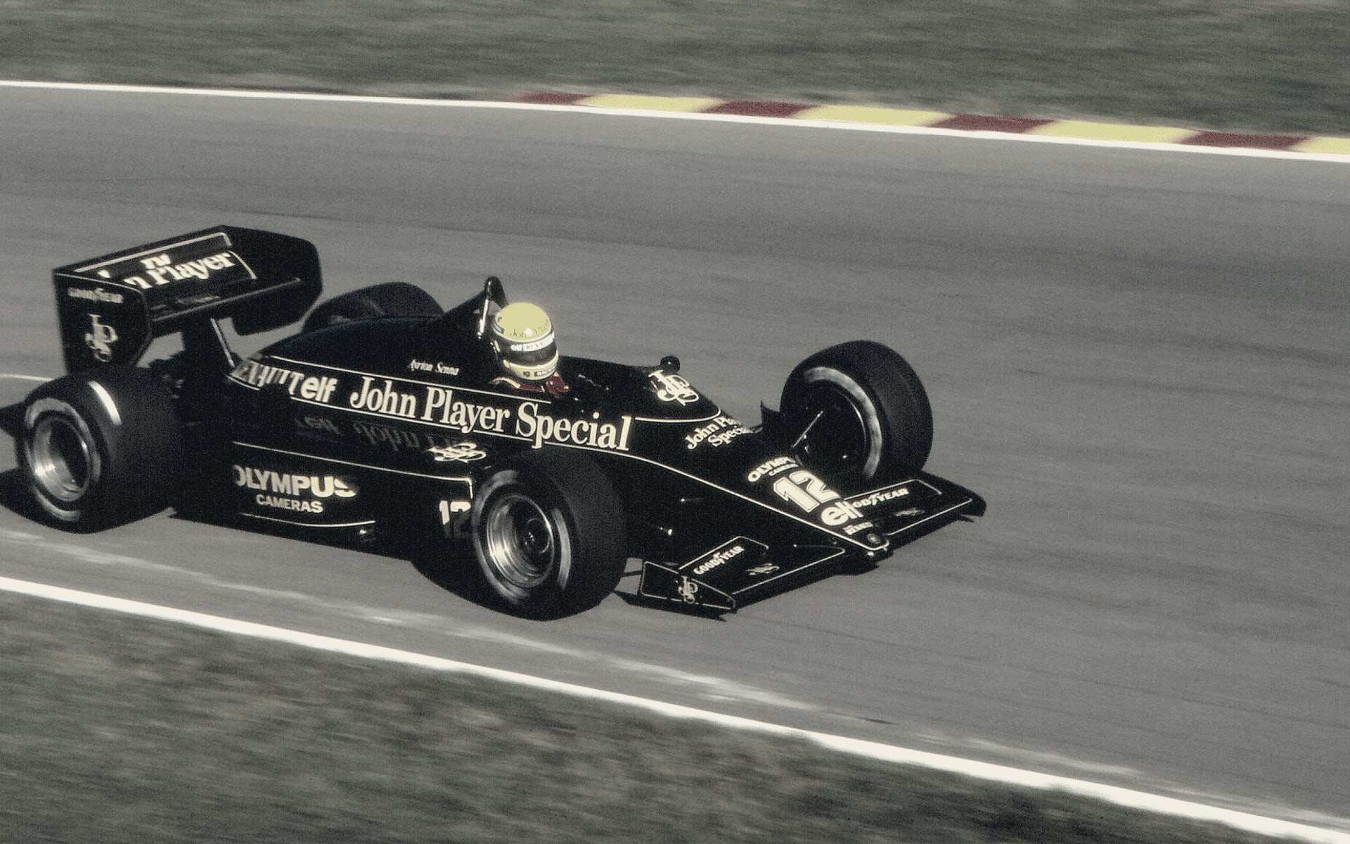Ayrton Senna, Lotus 97T, 1985 European Grand Prix