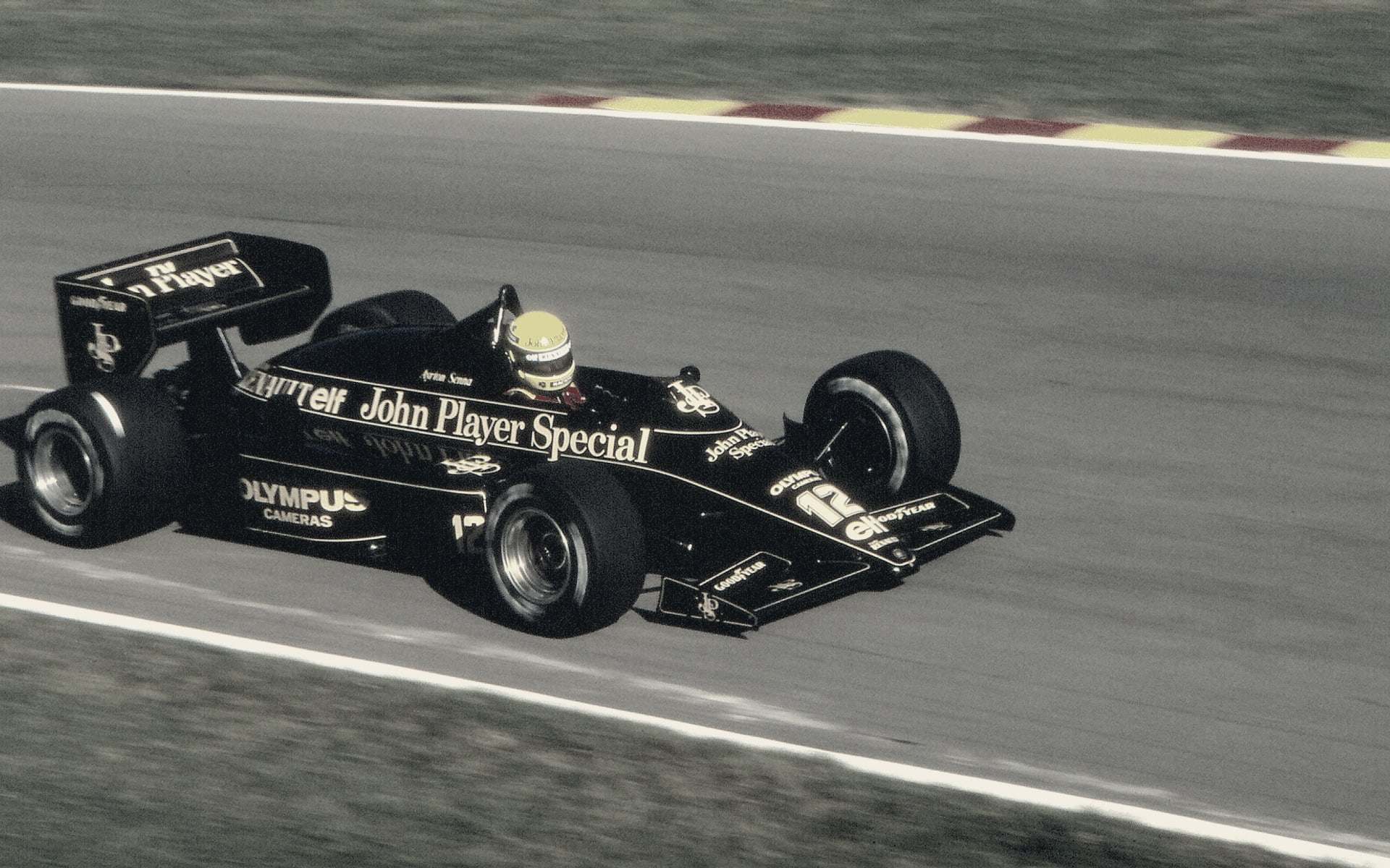 Ayrton Senna, Lotus 97T, 1985 European Grand Prix